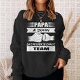 Papa Und Sohn Das Perfekte Chaos Teamatertag Sweatshirt Geschenke für Sie