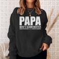 Papa Wird Es Schon Richten Sweatshirt Geschenke für Sie