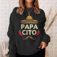 Papacito Cinco De Mayo Dad Fiesta Mexican Father's Day Sweatshirt Gifts for Her