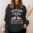 Papaon Zwillingen 2024 Saying Proud Twin Papa 2024 Sweatshirt Geschenke für Sie