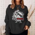 PapasaurusRex Papa Saurus Dinosaur Grandpa Dino Camisa de entrenamiento Regalos para ella