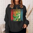 Papasaurusatertag Bester Papa T-Rex Papa Sweatshirt Geschenke für Sie