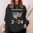 Path Of Totality Eclipse 2024 Usa Total Solar Eclipse Sweatshirt Gifts for Her