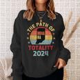 The Path Of Totality Indiana Solar Eclipse 2024 In Indiana Sweatshirt Gifts for Her