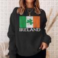 Patriotic Irish Flag Ireland St Patrick's Day Sweatshirt Gifts for Her