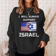 PatrioticUsa Israel American Flag To Support Israel Sweatshirt Gifts for Her