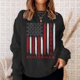 Patriotic Usa Flag Alabama Football Season Party Sweatshirt Gifts for Her