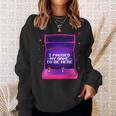 I Paused My Game To Be Here Video Gamer Retro Vintage Sweatshirt Gifts for Her
