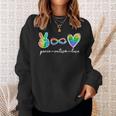 Peace Autism Love Infinity Symbol Autism Awareness Sweatshirt Gifts for Her