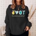 Peace Love Ot Ota Occupational Therapy Therapist Sweatshirt Gifts for Her