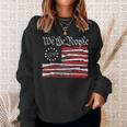 We The People Gun Rights American Flag 4Th Of July On Back Sweatshirt Gifts for Her
