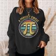 Perfect Circle Pi Day Retro Math Symbols Number Teacher Sweatshirt Gifts for Her