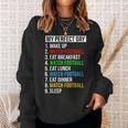 My Perfect Day Watching Football Watch Football Sweatshirt Gifts for Her