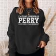 Perry Surname Team Family Last Name Perry Sweatshirt Gifts for Her
