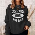 Pickleball 002 Zero Zero Two Fun 0-0-2 Est 1965 Athlete Sweatshirt Gifts for Her