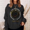 Piqua Ohio Total Solar Eclipse 2024 Sweatshirt Gifts for Her