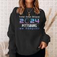 Pittsburg New Hampshire Eclipse 2024 Total Solar Eclipse Sweatshirt Gifts for Her