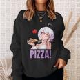 Pizza Lover Anime Sweatshirt Geschenke für Sie