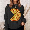 Pizza Pie & Slice Dad And Son Matching Pizza Father's Day Sweatshirt Gifts for Her