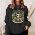 Plant Lover Skeleton Plants Not People Sweatshirt Gifts for Her