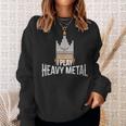I Play Heavy Metal Church Organist Pipe Organ Player Sweatshirt Gifts for Her