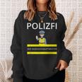 Polizfi Der Anzeigenhauptmeister Distributes Nodules Meme Sweatshirt Geschenke für Sie