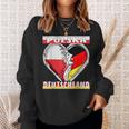 Polska Deutschland Herz Deutsch Polen Sweatshirt Geschenke für Sie