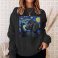 Poodle Dog Van Gogh Style Starry Night Sweatshirt Gifts for Her