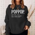 Poppop For Fathers Day Regular Grandpa Poppop Sweatshirt Gifts for Her