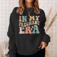 In My Pregnant Era Pregnancy Announcement Pregnant Sweatshirt Gifts for Her