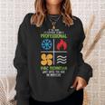 Professional Hvac Technician Hvac Heating Cooling Sweatshirt Gifts for Her