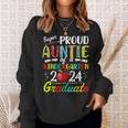 Proud Auntie Of Kindergarten Graduate 2024 Graduation Auntie Sweatshirt Gifts for Her