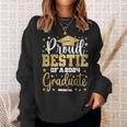 Proud Bestie Of A 2024 Graduate Class Graduation Best Friend Sweatshirt Gifts for Her