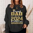 Proud Dad Of 2024 Graduate College Graduation Sweatshirt Gifts for Her