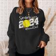 Proud Dad Of A 2024 Senior Graduate Class 2024 Softball Sweatshirt Gifts for Her
