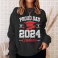 Proud Dad Of A Class Of 2024 Graduate Senior Graduation Sweatshirt Gifts for Her