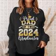 Proud Dad Of Two 2024 Graduates Senior Dad Class Of 2024 Sweatshirt Gifts for Her