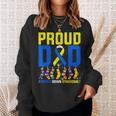 Proud Father World Down Syndrome Dad 2024 Sweatshirt Gifts for Her