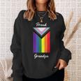 Proud Grandpa Gay Pride Progress Lgbtq Lgbt Trans Queer Sweatshirt Gifts for Her