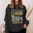 Proud Lil Brother Of A 2024 Graduate Graduation Senior 2024 Sweatshirt Gifts for Her