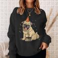 Pug Birthday Pug Birthday Party Pug Theme Sweatshirt Gifts for Her