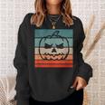 Pumpkin Retro Style Vintage Sweatshirt Gifts for Her