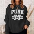 Punk 77 1977 Punk Rock Camisa de entrenamiento Regalos para ella
