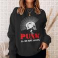 Punk Is My Religion I Punker & Anarchy Para Punk Rock Camisa de entrenamiento Regalos para ella