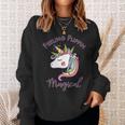 Punk Rock Anarchy Unicorn Sweatshirt Gifts for Her