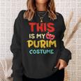 This Is My Purim Costume Happy Purim Jewish Sweatshirt Gifts for Her