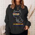 Purride Lgbt Flag Sunglasses Cute Gay Pride Cat Lover Sweatshirt Gifts for Her