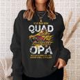 Quad Driving Grandpa Atv Opi Cool Grandad Quad Biker Sweatshirt Geschenke für Sie