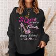 A Queen Was Born In February February Birthday Girl Sweatshirt Gifts for Her