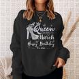 A Queen Was Born In March Birthday Month March 2024 Sweatshirt Gifts for Her